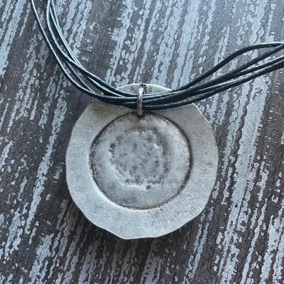 Vintage Large Faux Turquoise Necklace - Picture 3 of 3